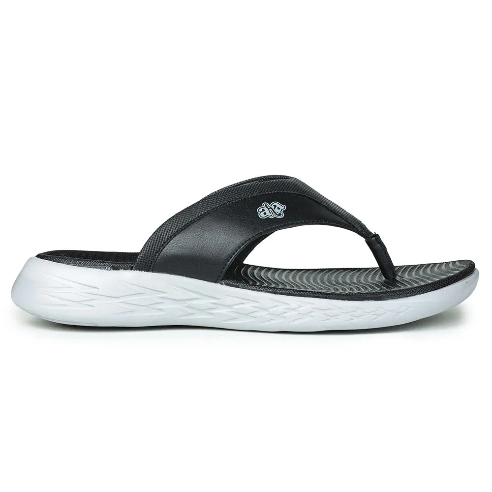 A-HA By Liberty IMPACT-6 Black Flip-Flop For Men