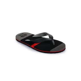 A-HA Casual Black Flip Flop For Men D15-4 By Liberty