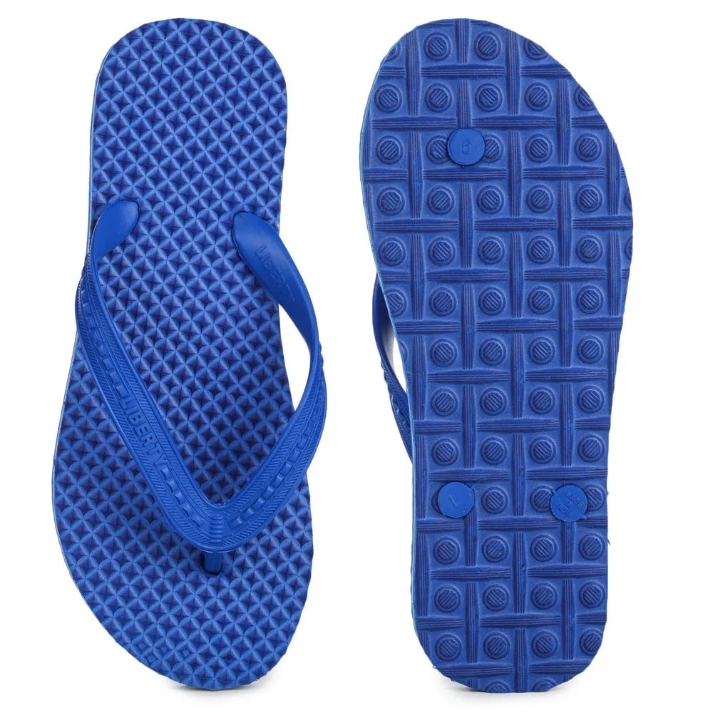 A-HA Casual Blue Flip Flop For Men HEALTH-1 By Liberty