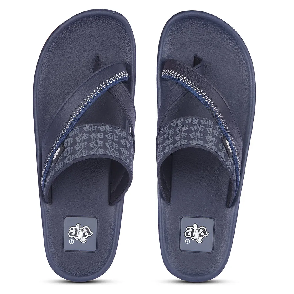 A-HA Casual Navy Blue Flip Flop For Men ANCO-02 By Liberty