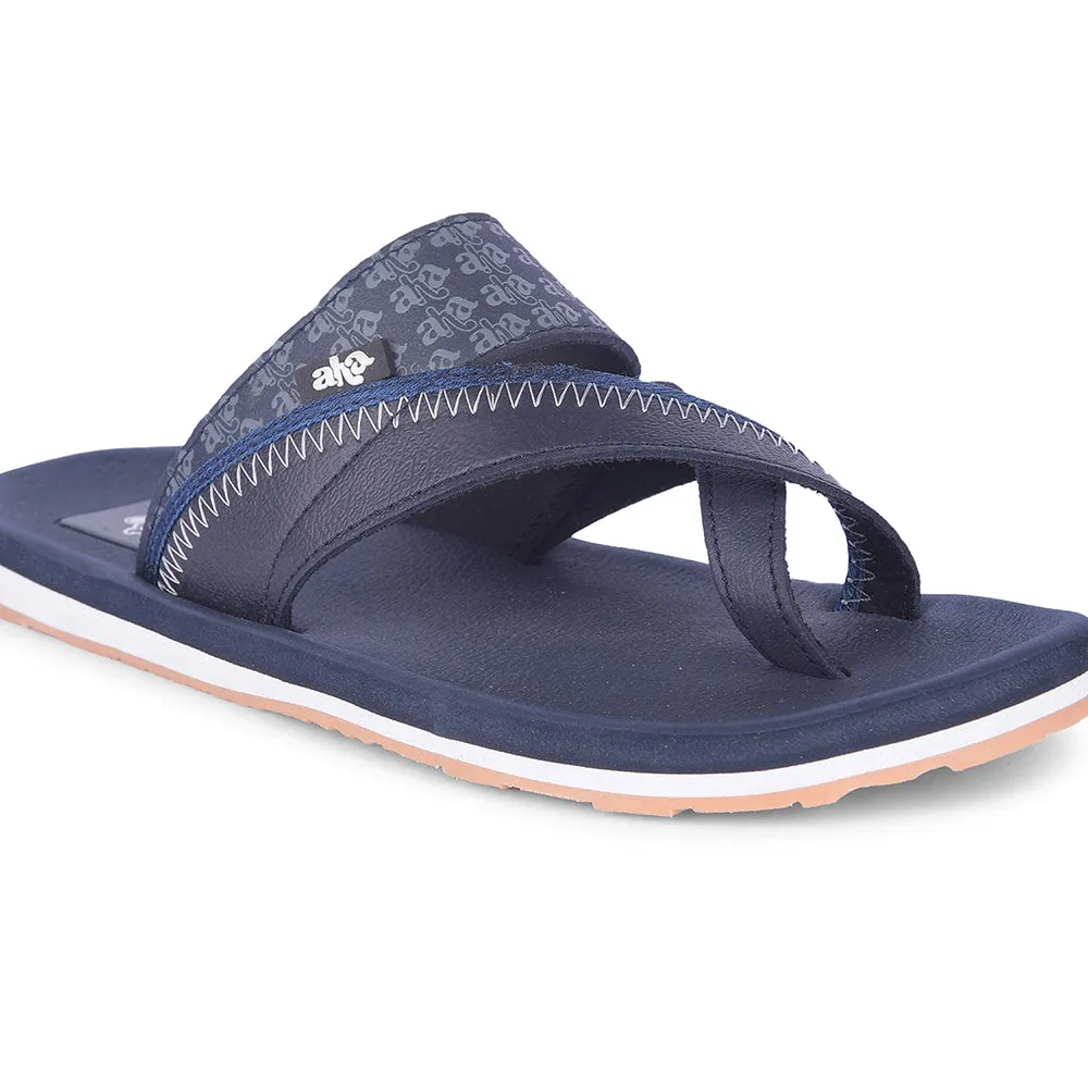 A-HA Casual Navy Blue Flip Flop For Men ANCO-02 By Liberty