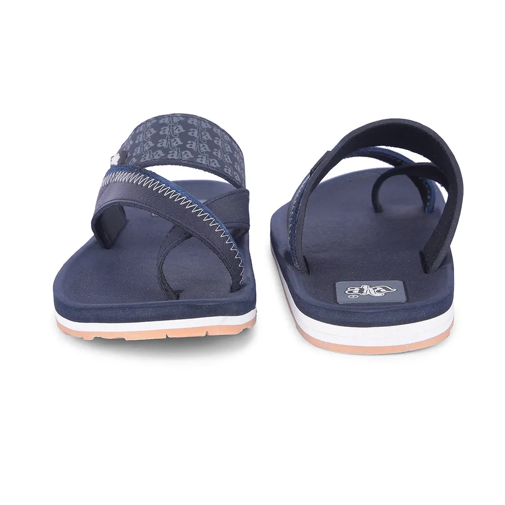 A-HA Casual Navy Blue Flip Flop For Men ANCO-02 By Liberty