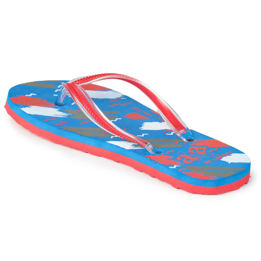 A-HA Casual Red Flip Flop For Women AHA-116N By Liberty