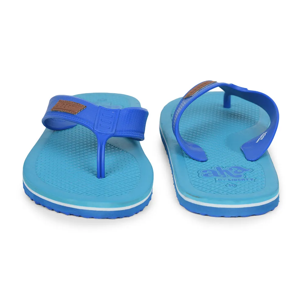 A-HA Casual Sky Blue Flip-Flops For Men HARRISON By Liberty