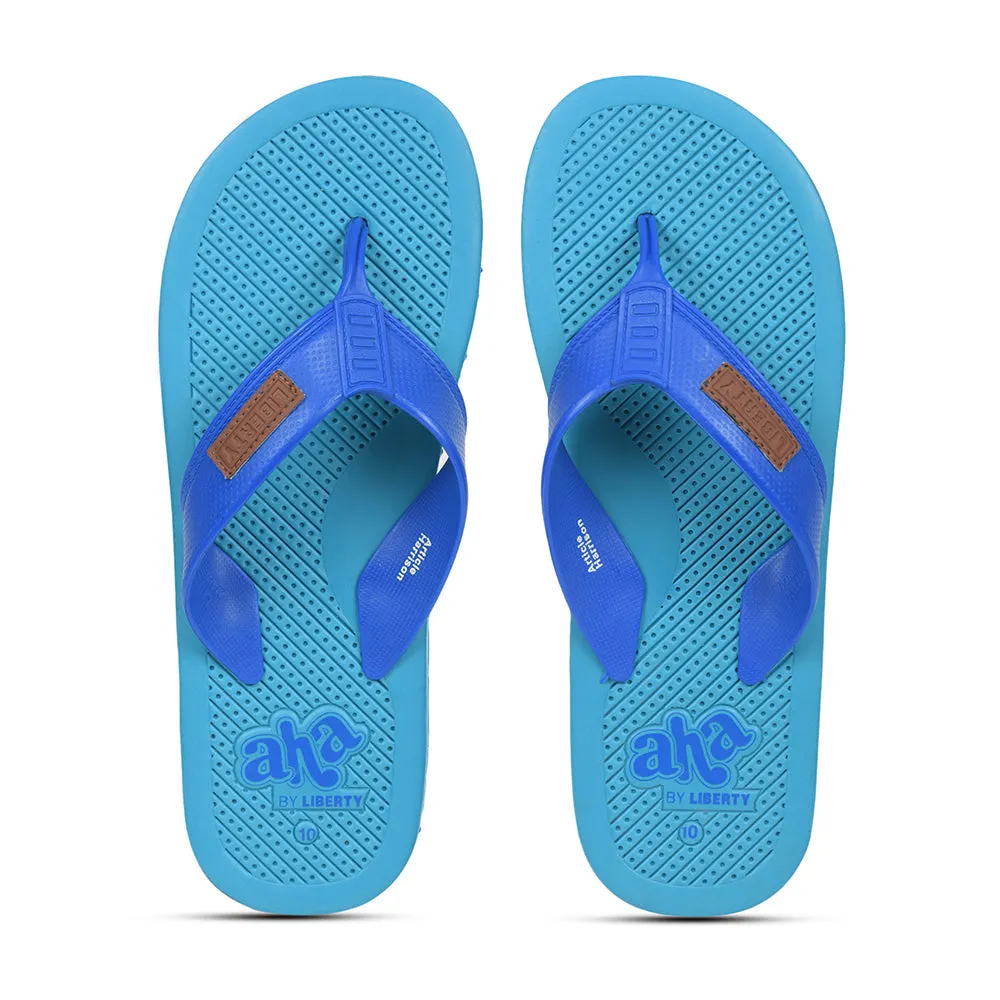 A-HA Casual Sky Blue Flip-Flops For Men HARRISON By Liberty