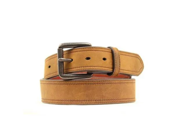 A1012702 Tan Double Stitch Belt