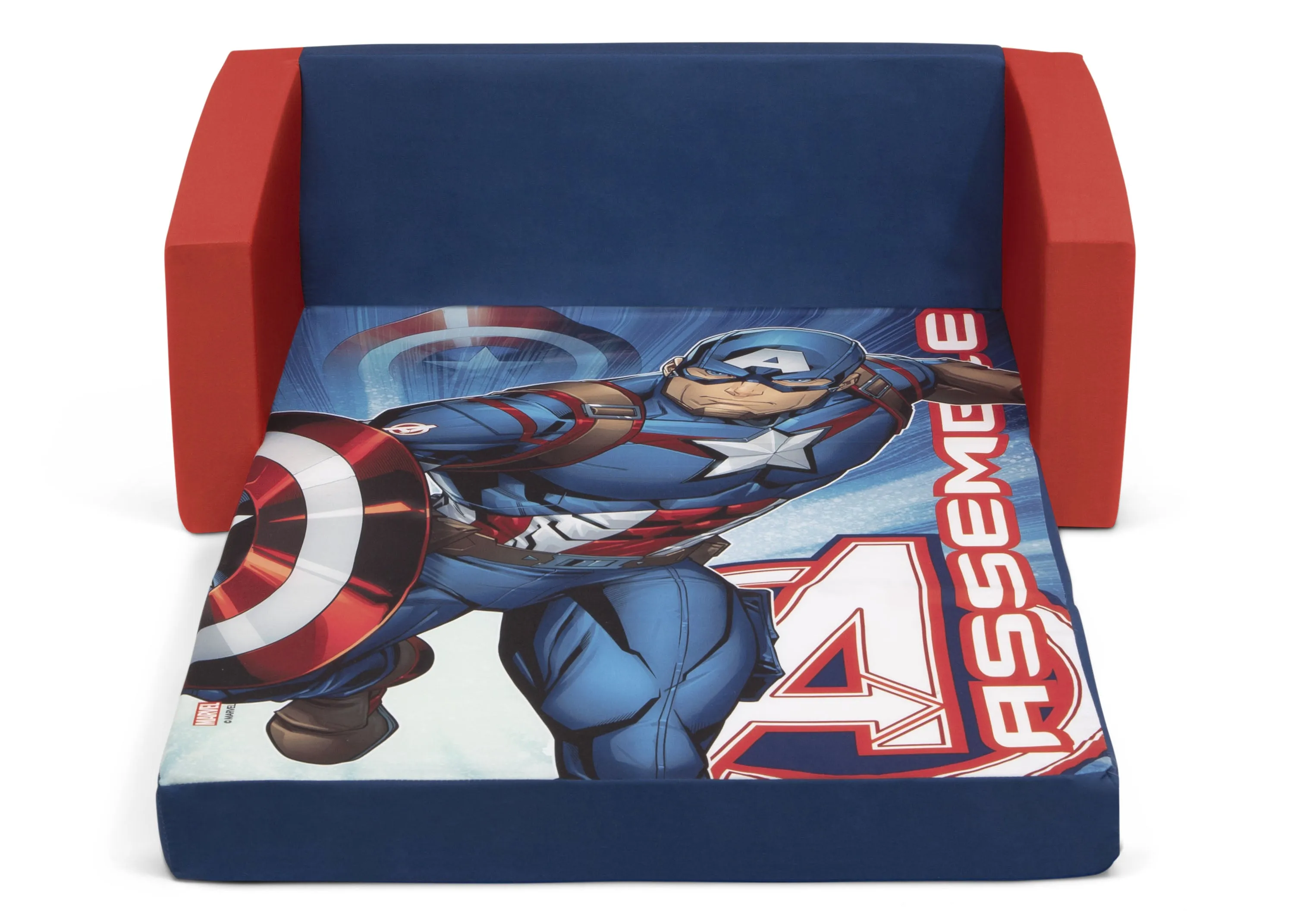 Avengers Cozee Flip-Out Sofa - 2-in-1 Convertible Sofa to Lounger for Kids