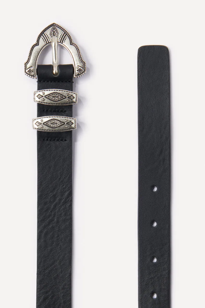 Bash Paris Mbekky belt in Noir