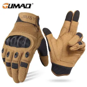 Bicycle Military Full Finger Gloves Men Tactical Glove Hunting Paintball Hiking Climbing Airsoft Shoot Mittens Men Hard Shell