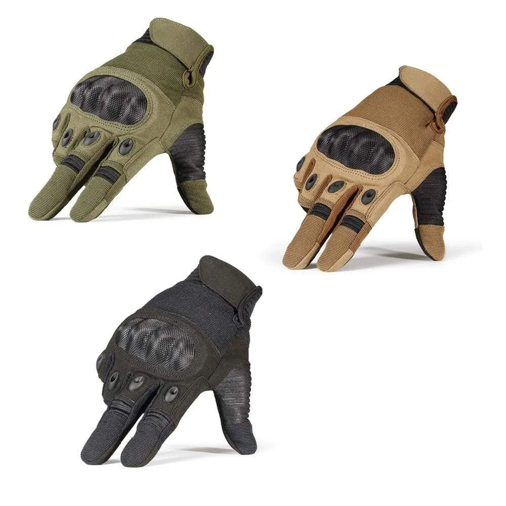 Bicycle Military Full Finger Gloves Men Tactical Glove Hunting Paintball Hiking Climbing Airsoft Shoot Mittens Men Hard Shell