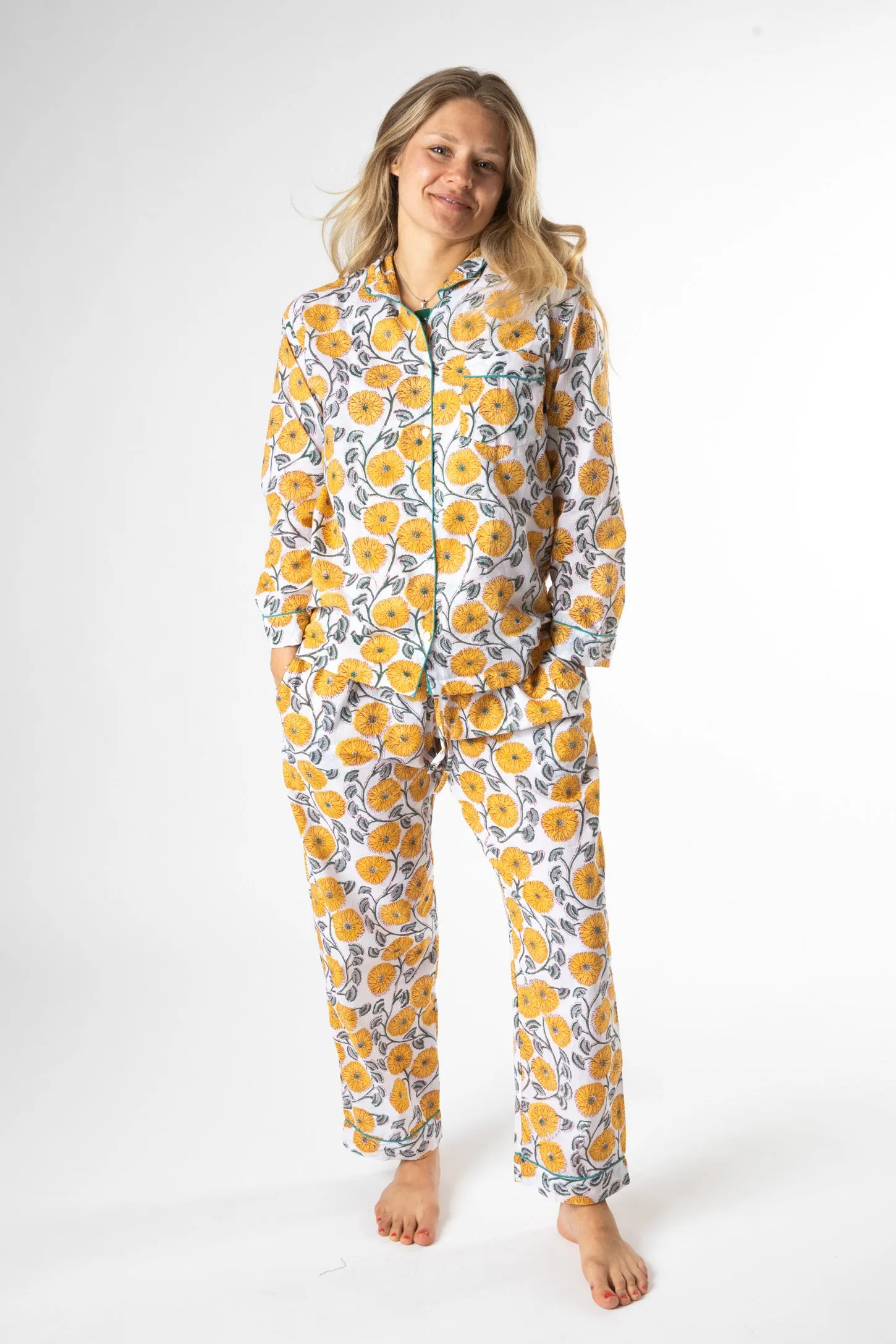 Block Print Pajama Set