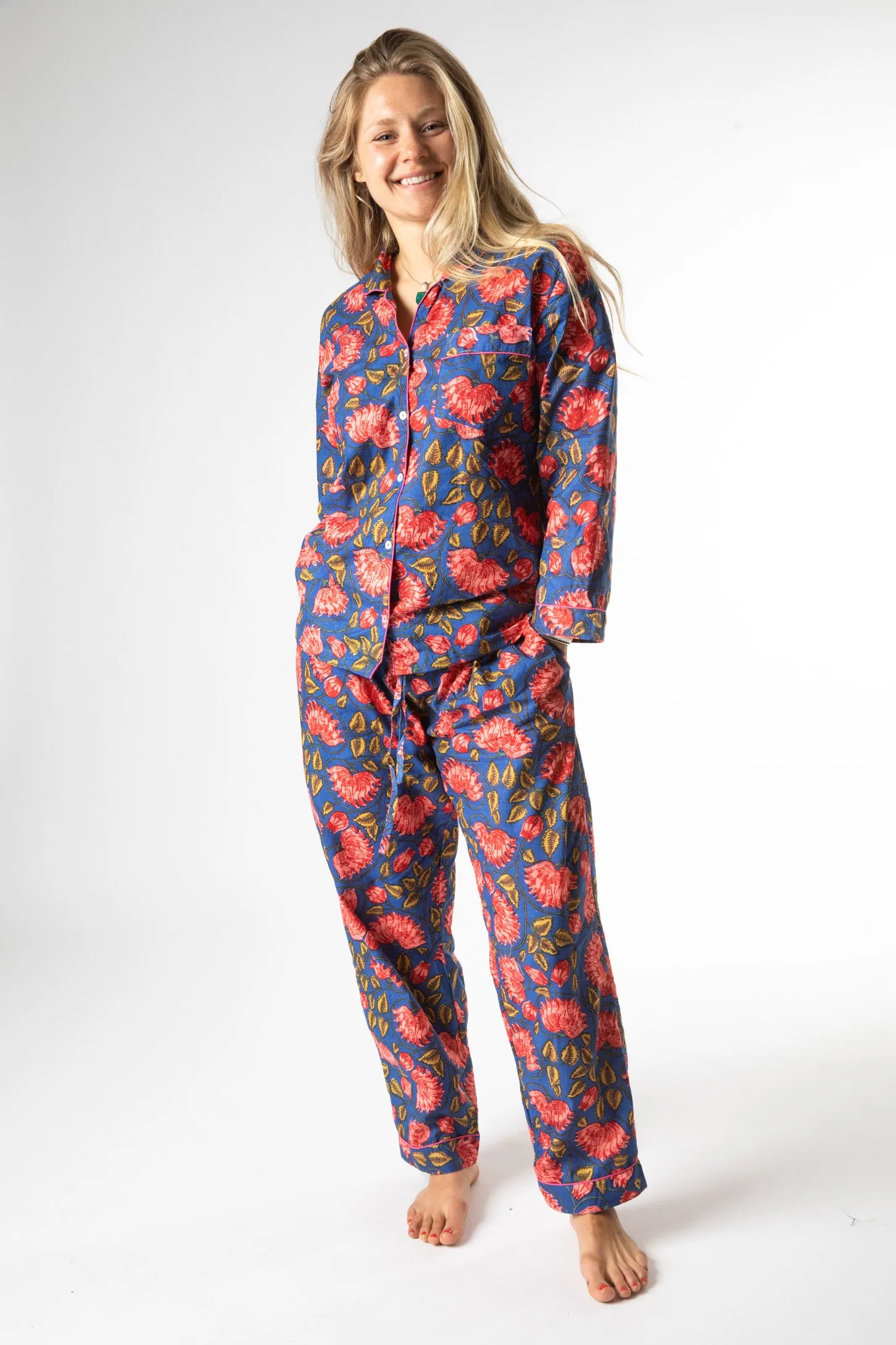 Block Print Pajama Set