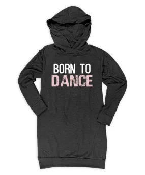 'Born To Dance' Lightweight Hoodie Dress