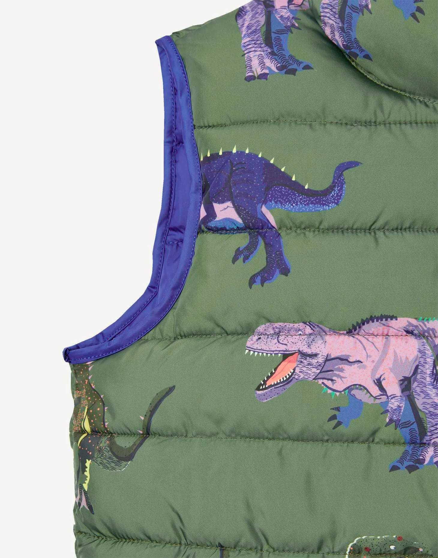 Boys Flip It Reversible Printed Gilet | Joules