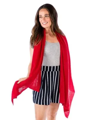 Breezy Travel Wrap Red Velvet-OS