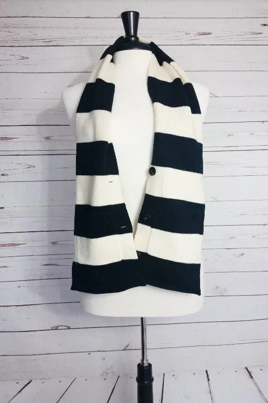 CASSETTE BUTTON-UP SCARF