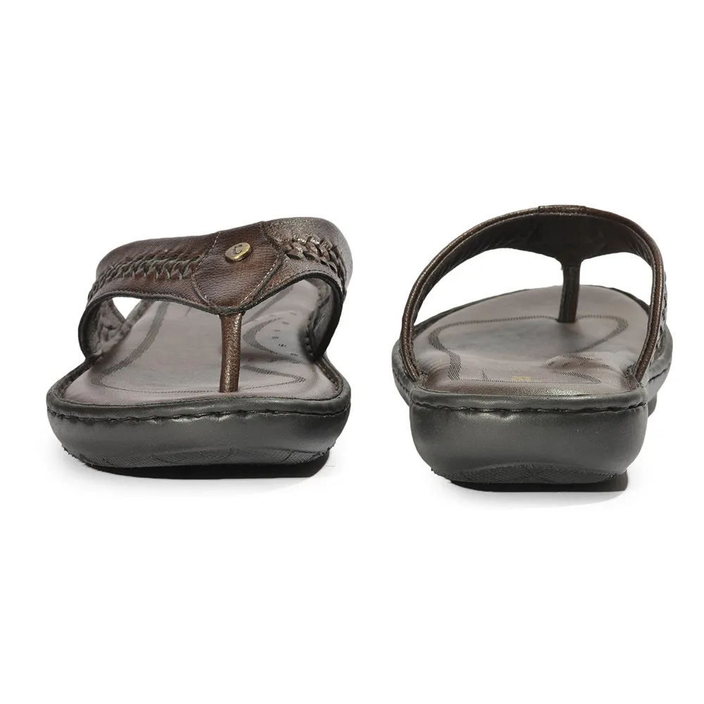 Coolers By Liberty LFL-11 Formal Brown Slippers & Flip-Flop For Men