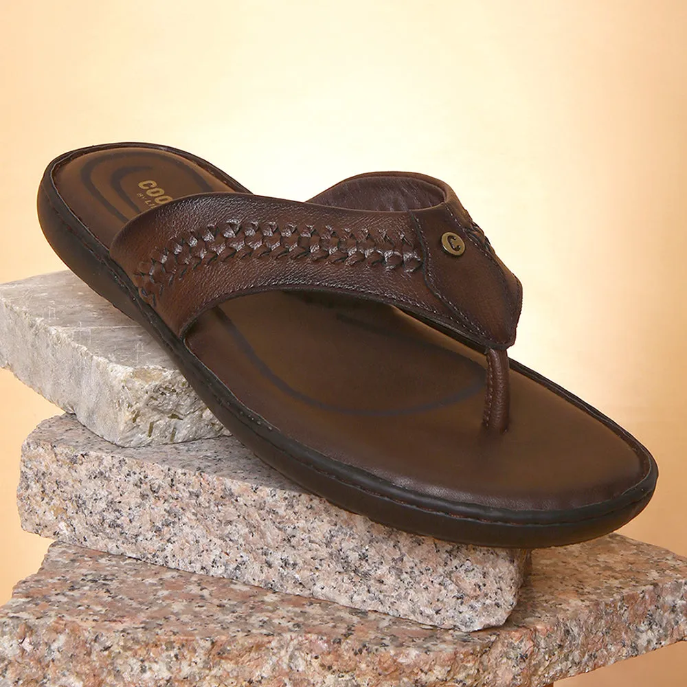 Coolers By Liberty LFL-11 Formal Brown Slippers & Flip-Flop For Men