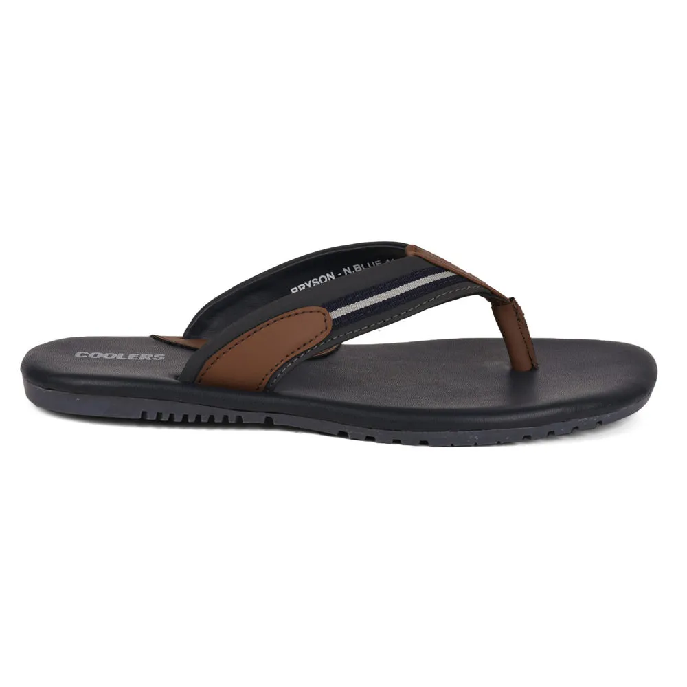 Coolers Casual Navy Blue Flip Flop For Men BRYSON By Liberty