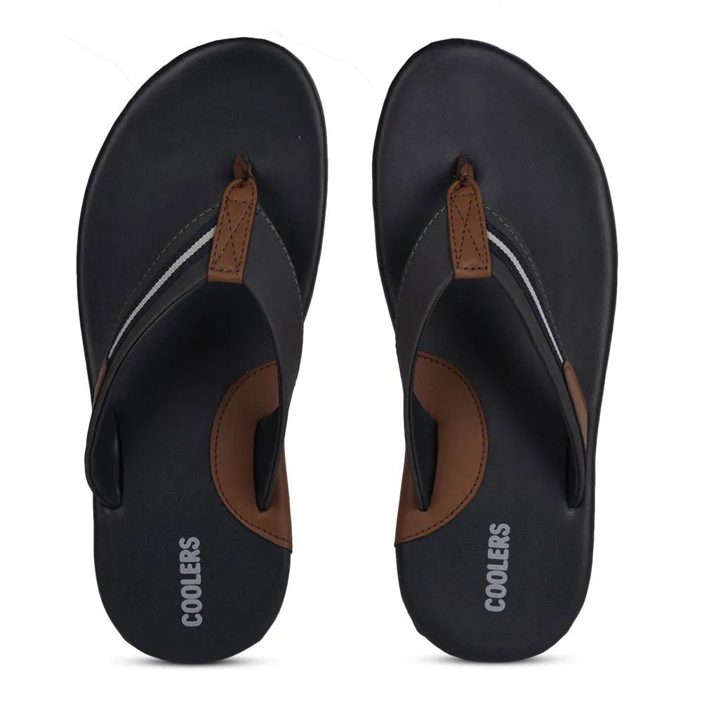 Coolers Casual Navy Blue Flip Flop For Men BRYSON By Liberty