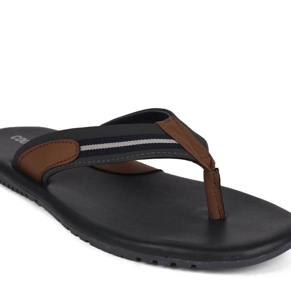 Coolers Casual Navy Blue Flip Flop For Men BRYSON By Liberty