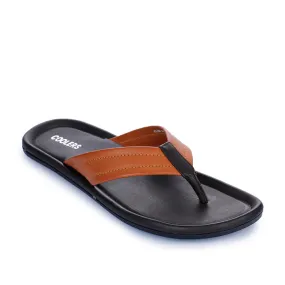 Coolers Casual Tan Flip-Flop For Men K2-155 By Liberty