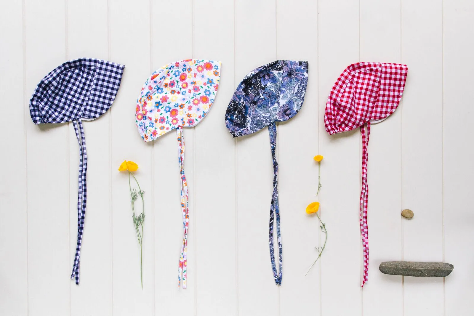 Daisy Bonnet, Red Gingham