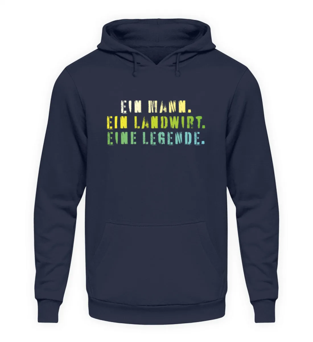 Ein Mann. Ein Landwirt. Eine Legende.  - Unisex Kapuzenpullover Hoodie