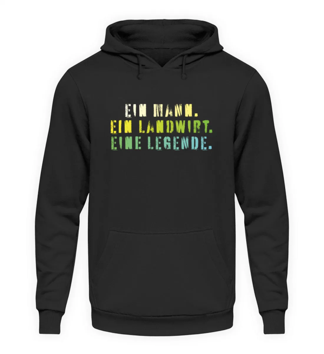 Ein Mann. Ein Landwirt. Eine Legende.  - Unisex Kapuzenpullover Hoodie