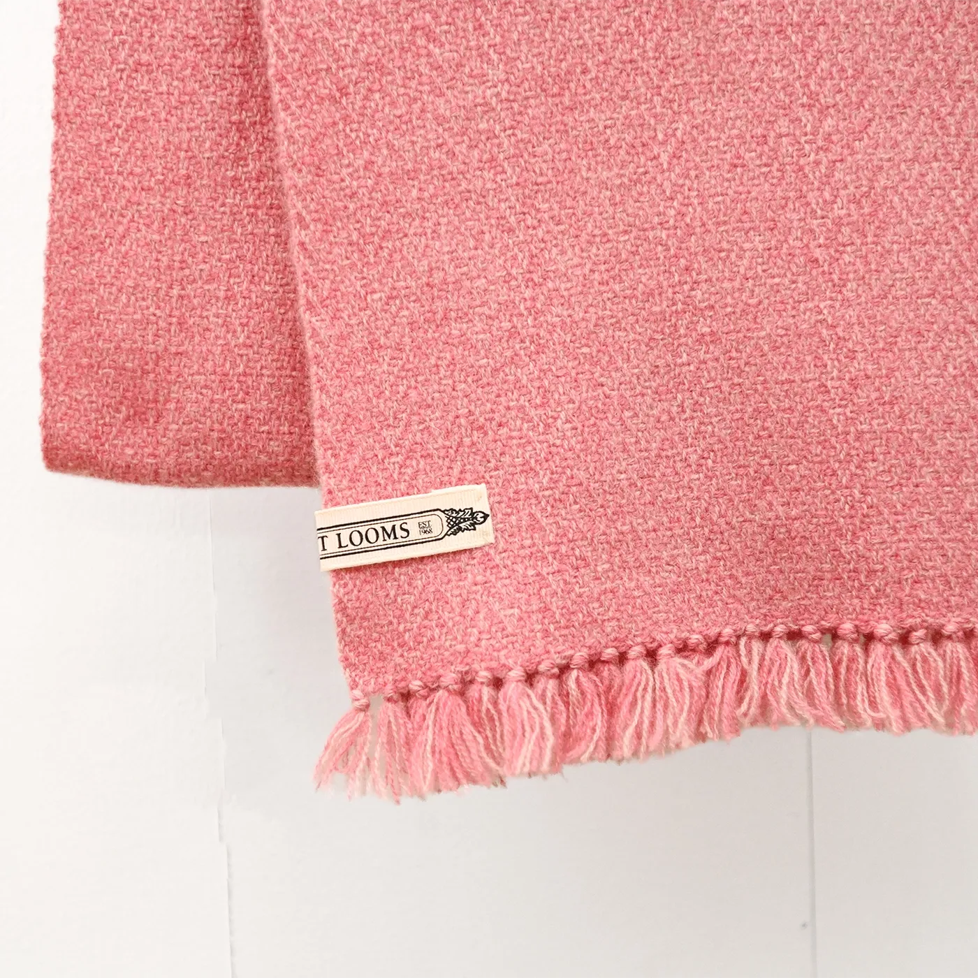 Faraway Red Handwoven Cashmere Scarf