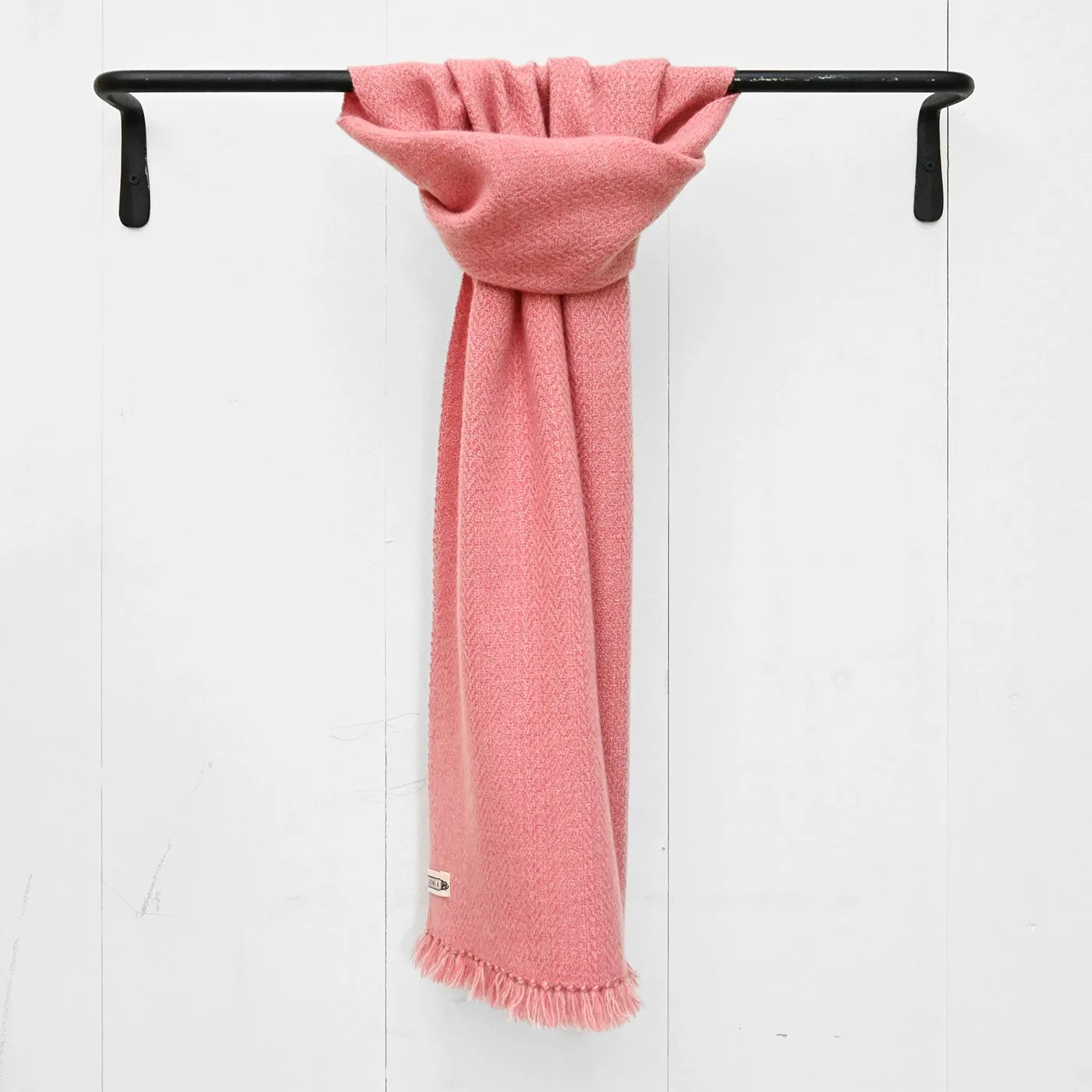 Faraway Red Handwoven Cashmere Scarf