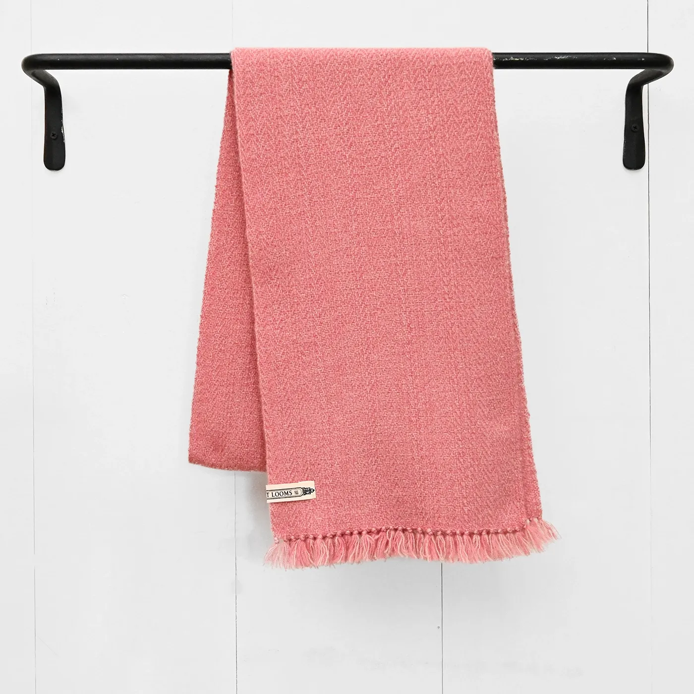 Faraway Red Handwoven Cashmere Scarf