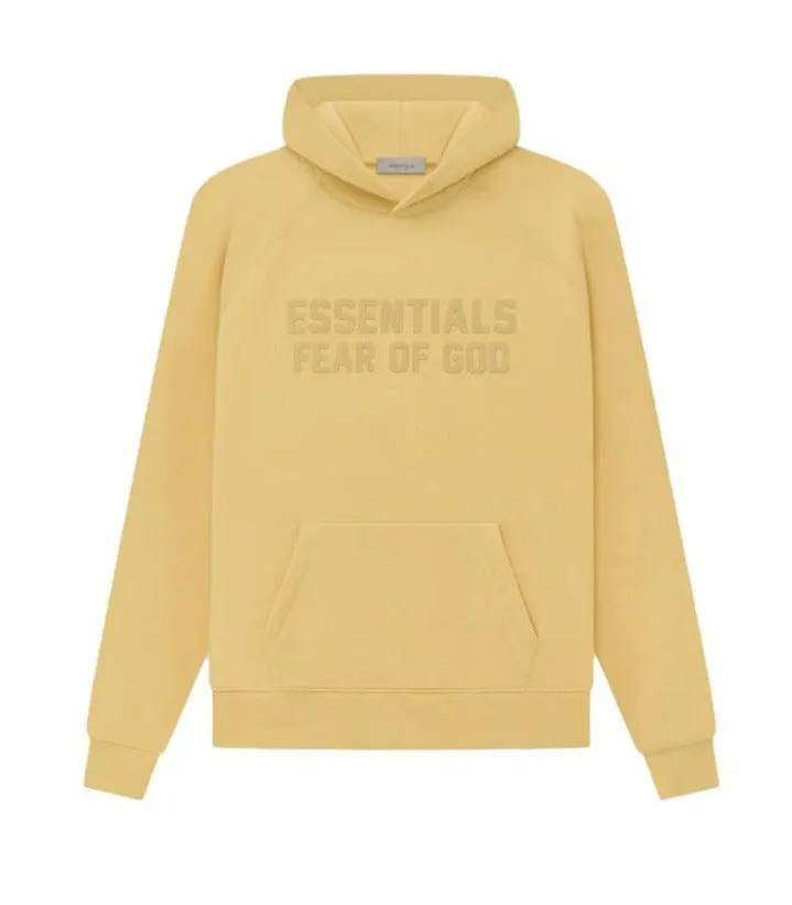 Fear of God Essentials Hoodie Light Tuscan