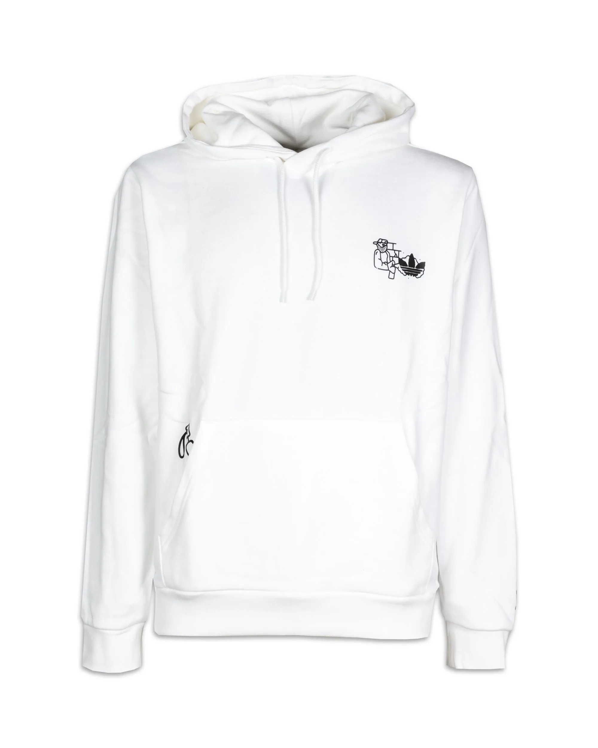 Felpa Uomo Adidas Fuzi Bianco