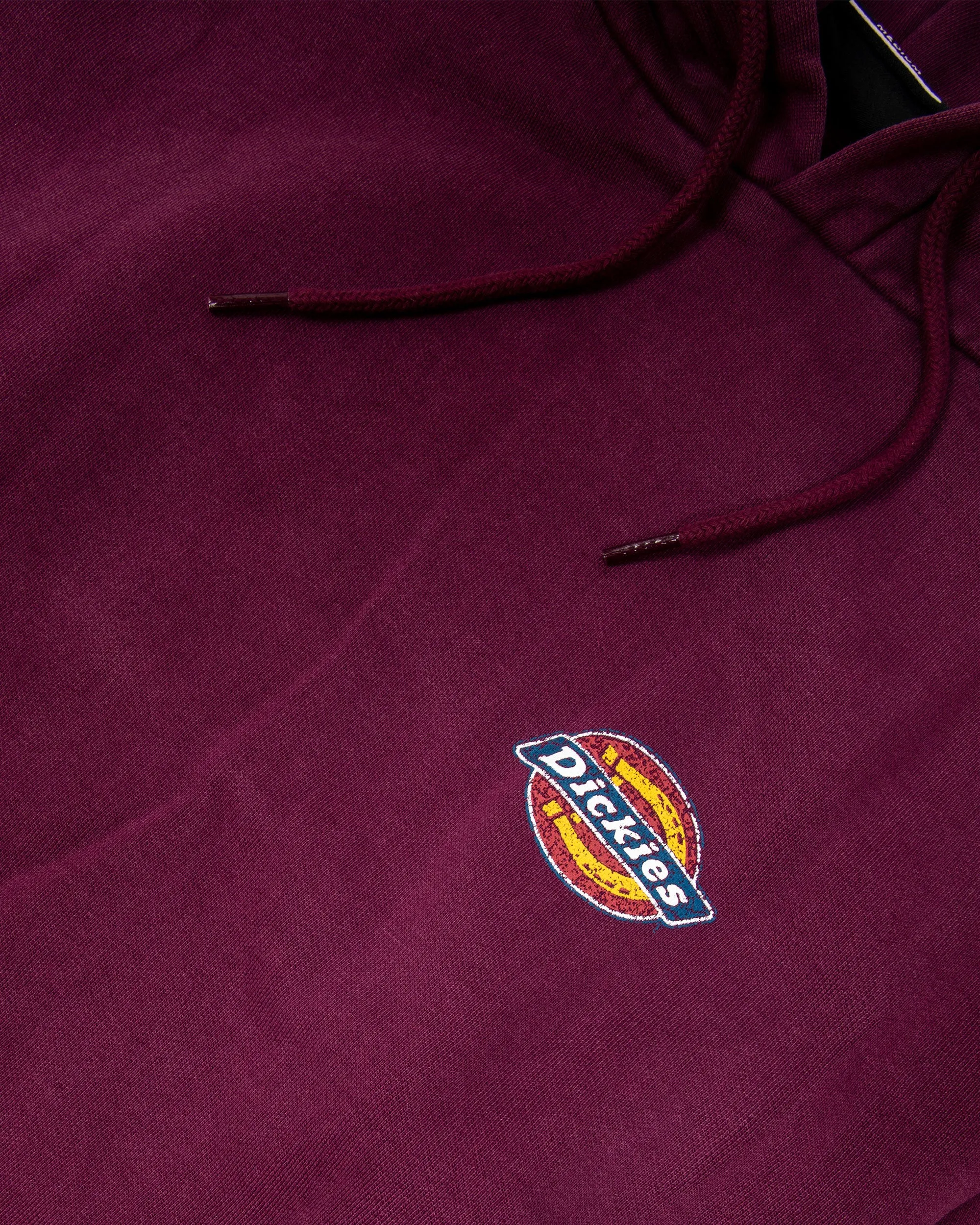 Felpa Uomo Dickies Icon Washed Bordeaux