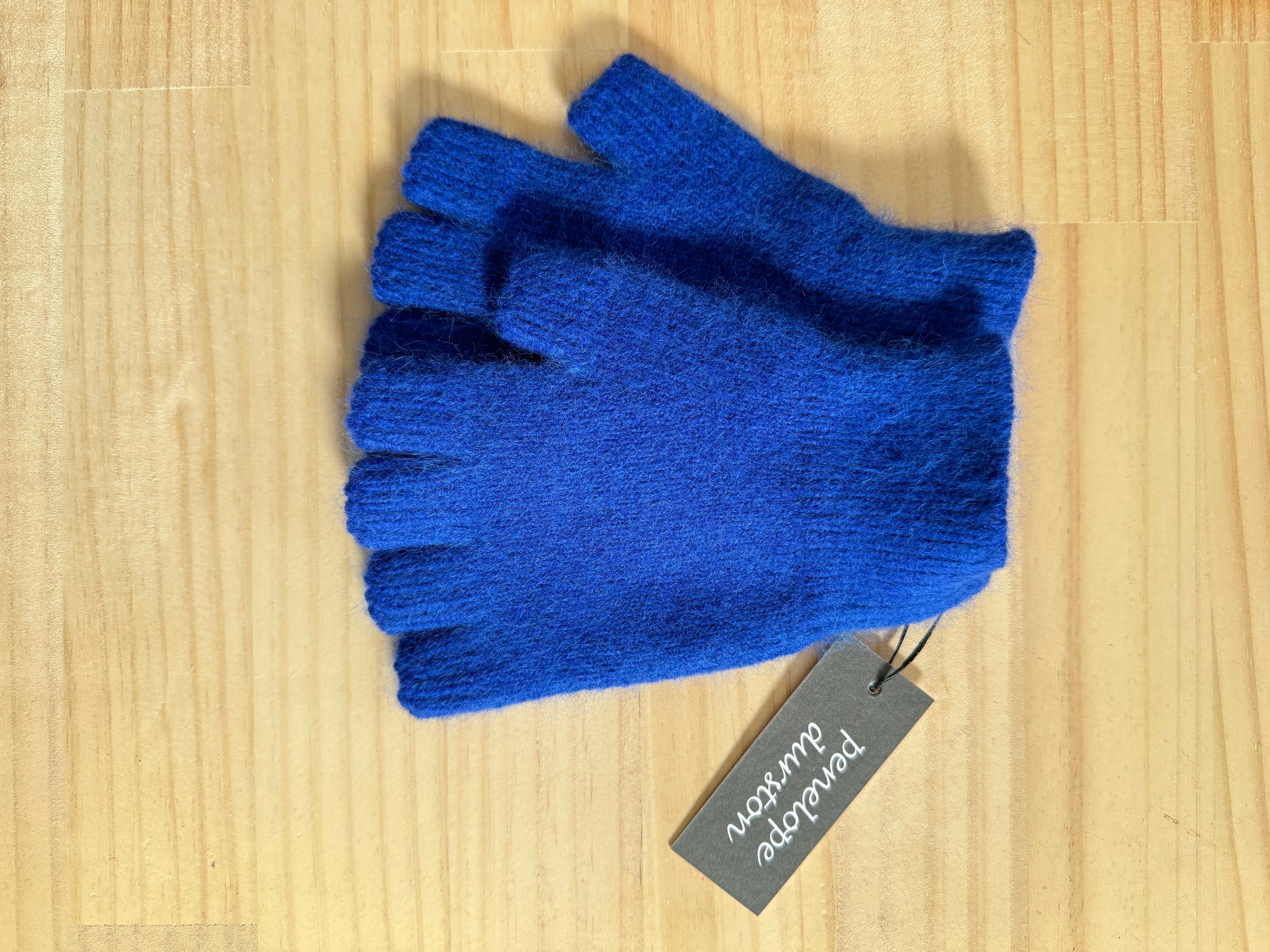 Fingerless Gloves - Short - Cobalt