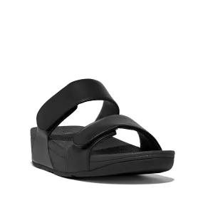 Fit Flop Lulu Adjustable Slides Black כפכפי פיט פלופ לנשים שחור