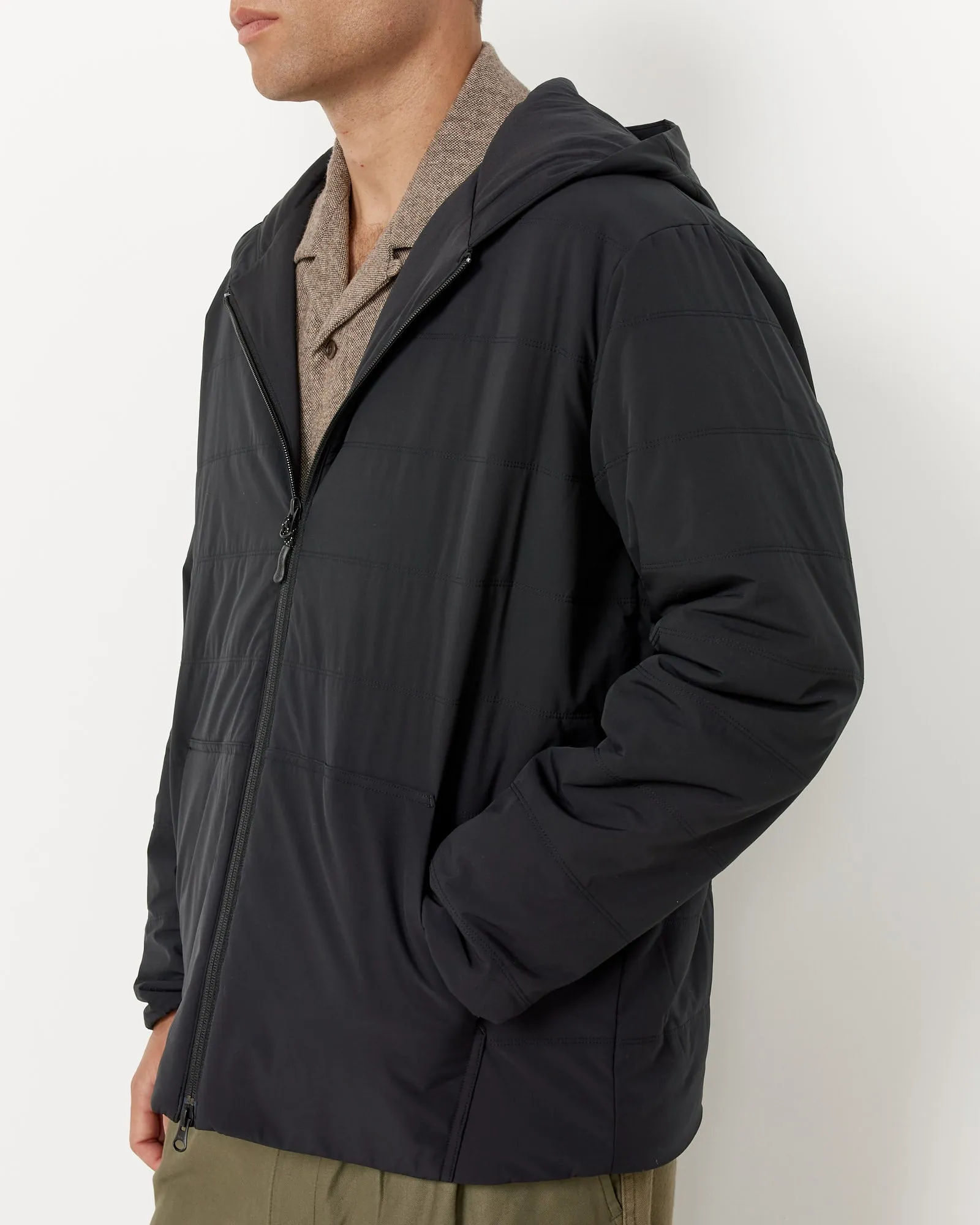 Flexible Insulated Zip Up Hoodie