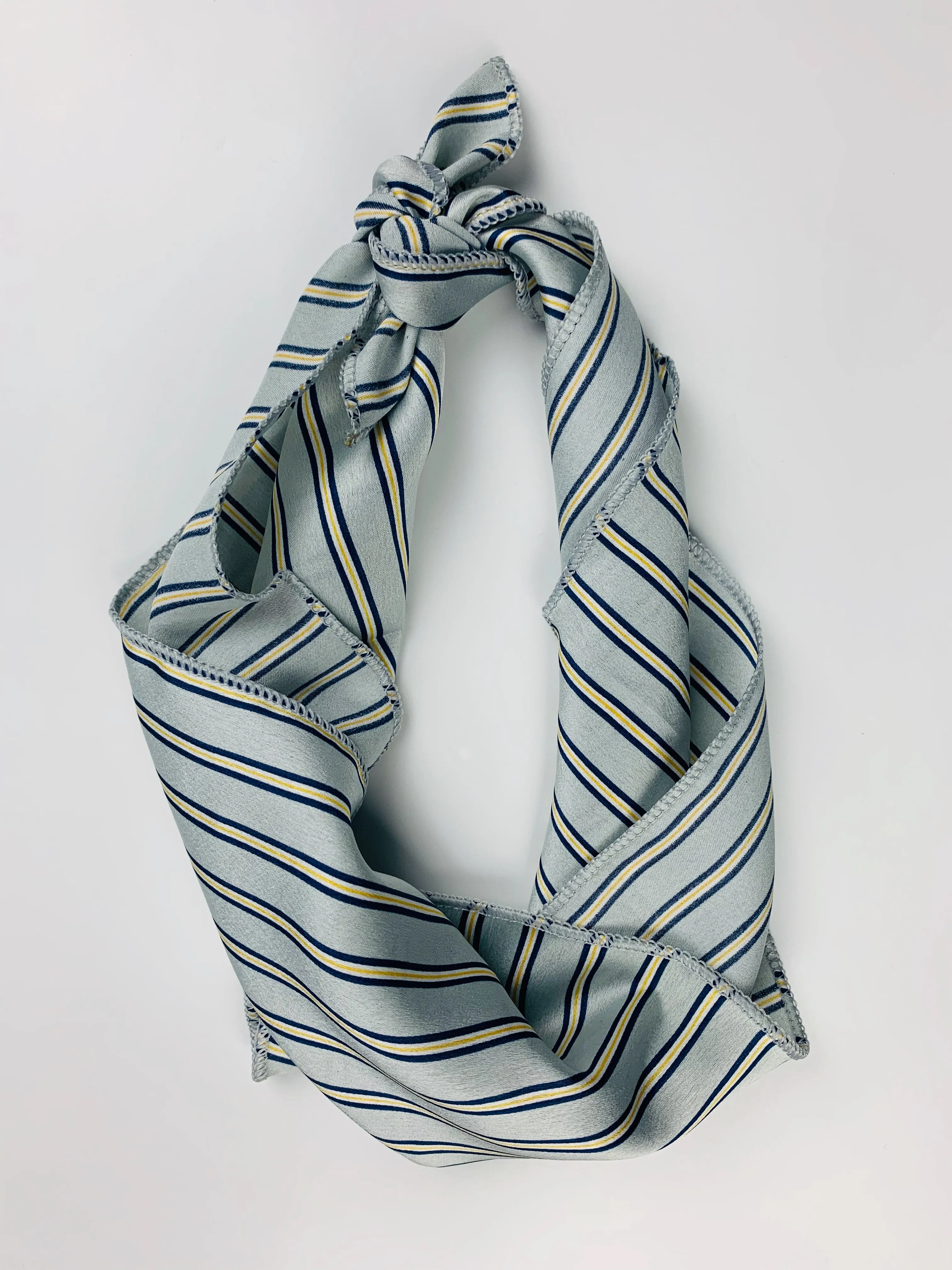 Flhair Blue Pin Stripe Scarf