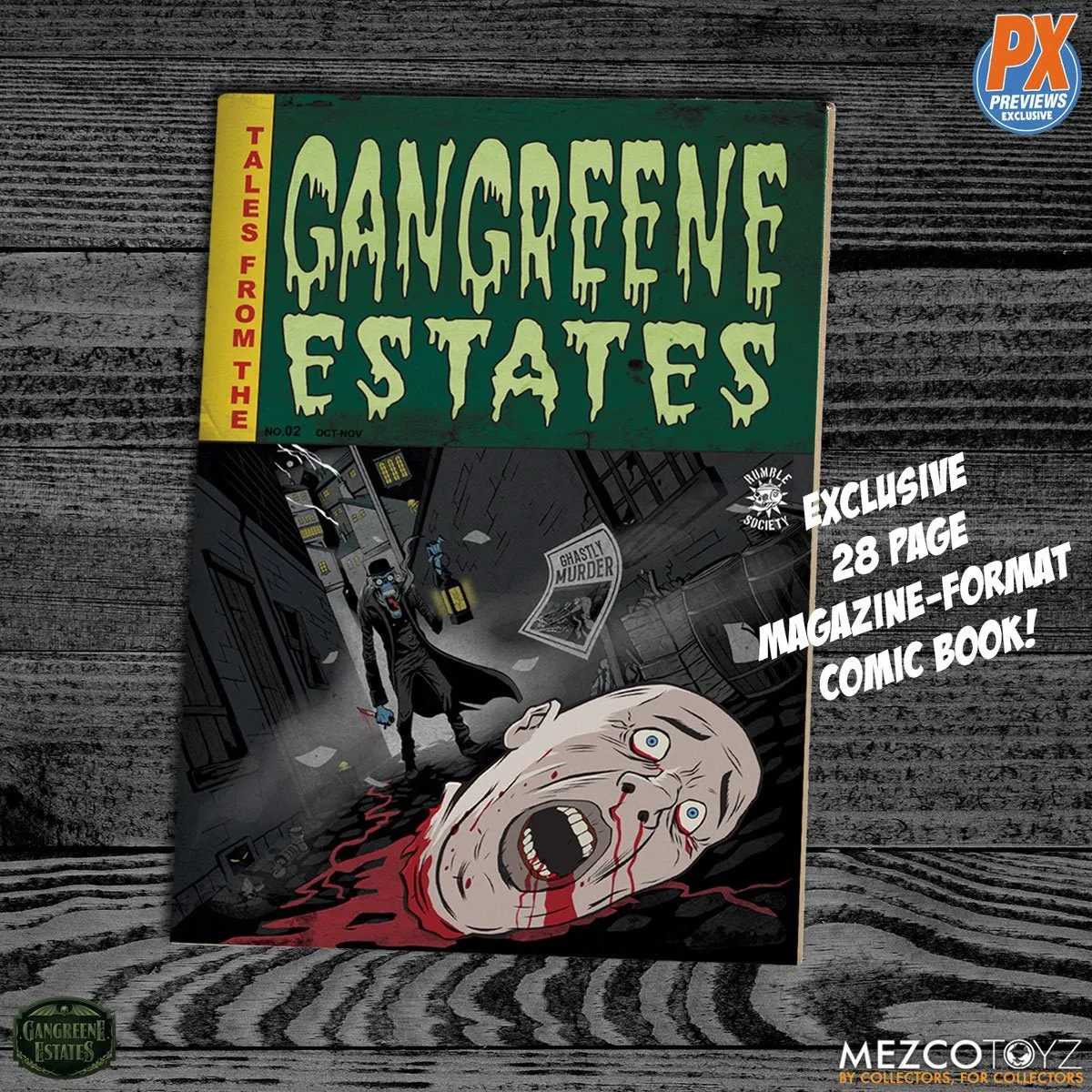 Gangreene Estates Mezco One:12 Collective Theodore Sodcutter (PX Previews Exclusive)