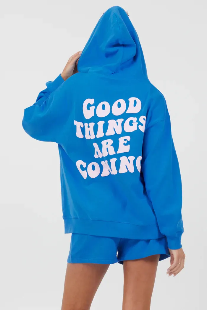 Good Things Royal Zip Hoodie