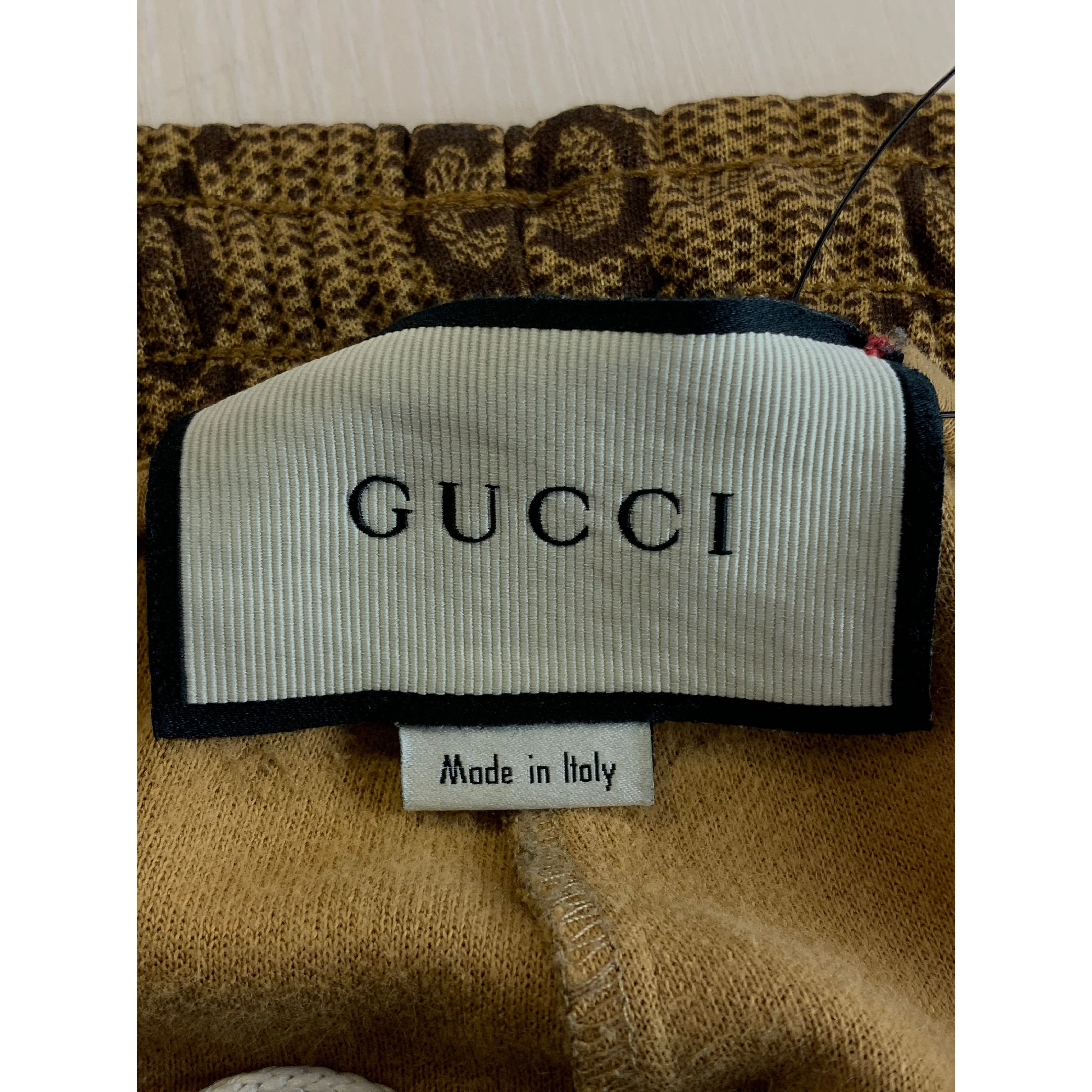 #GUCCI/Pants/S/BEG/Polyester/All Over Print/523489