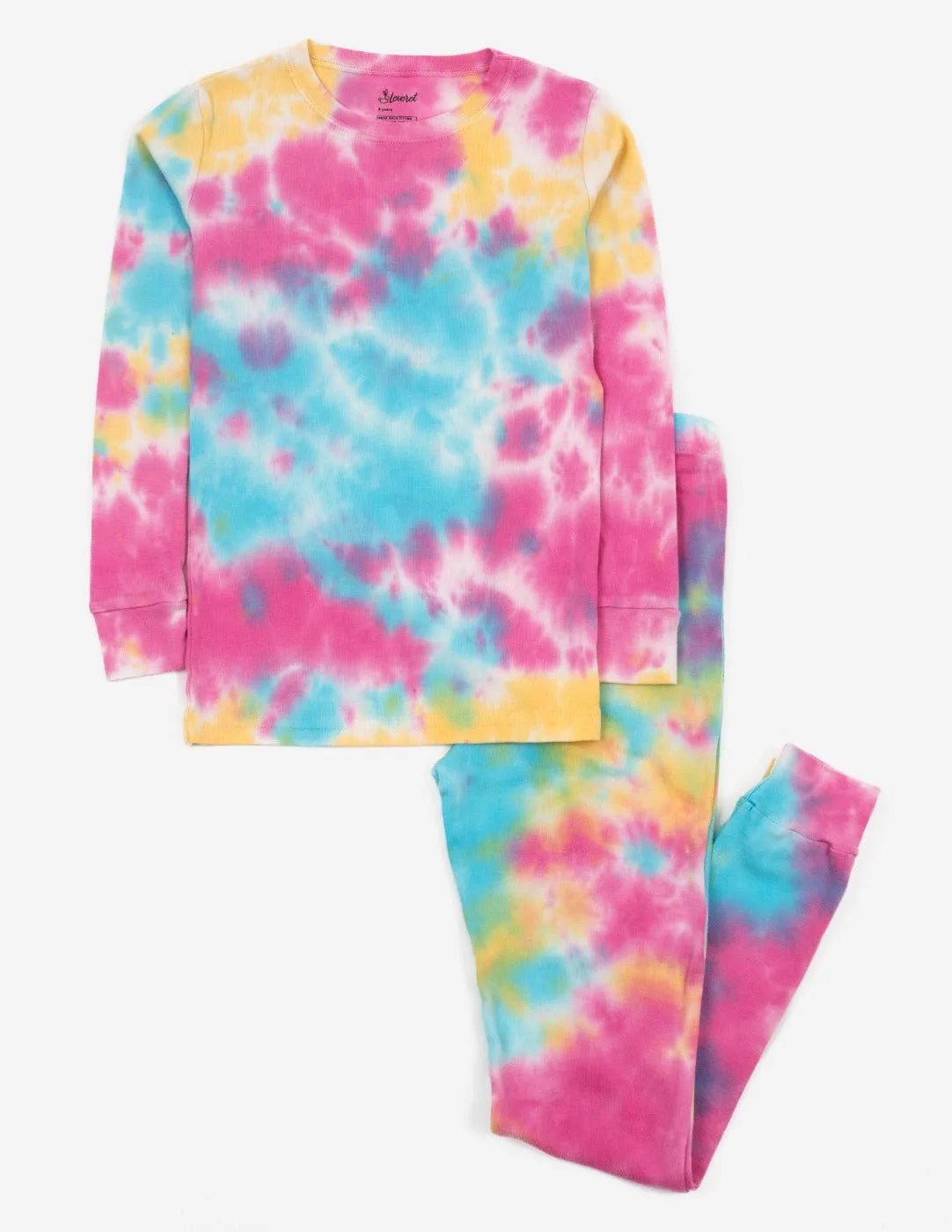 Kids Mix Tie Dye Cotton Pajamas