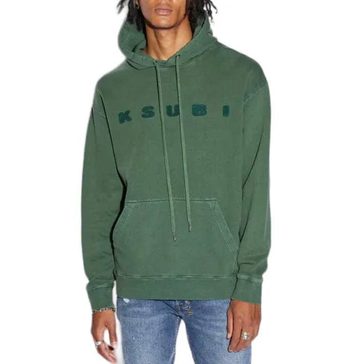 Ksubi Blocked Biggie Hoodie (Emerald Green) MSP24FL009