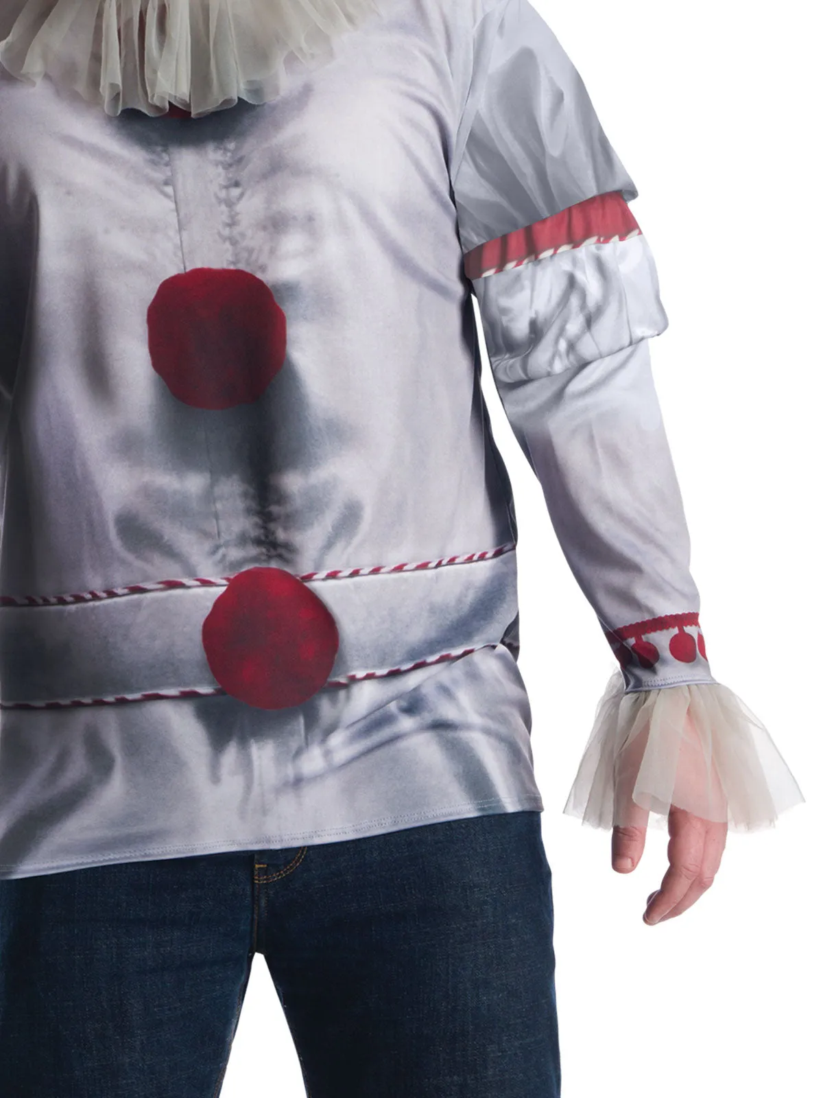 Pennywise 'IT' Movie Costume Top for Adults - Warner Bros 'IT'