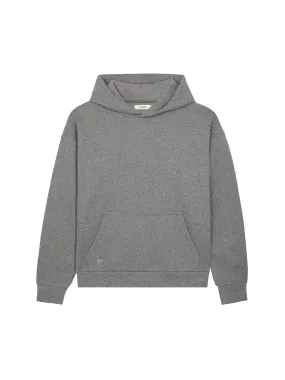 Recycled Wool Jersey Hoodie—volcanic grey