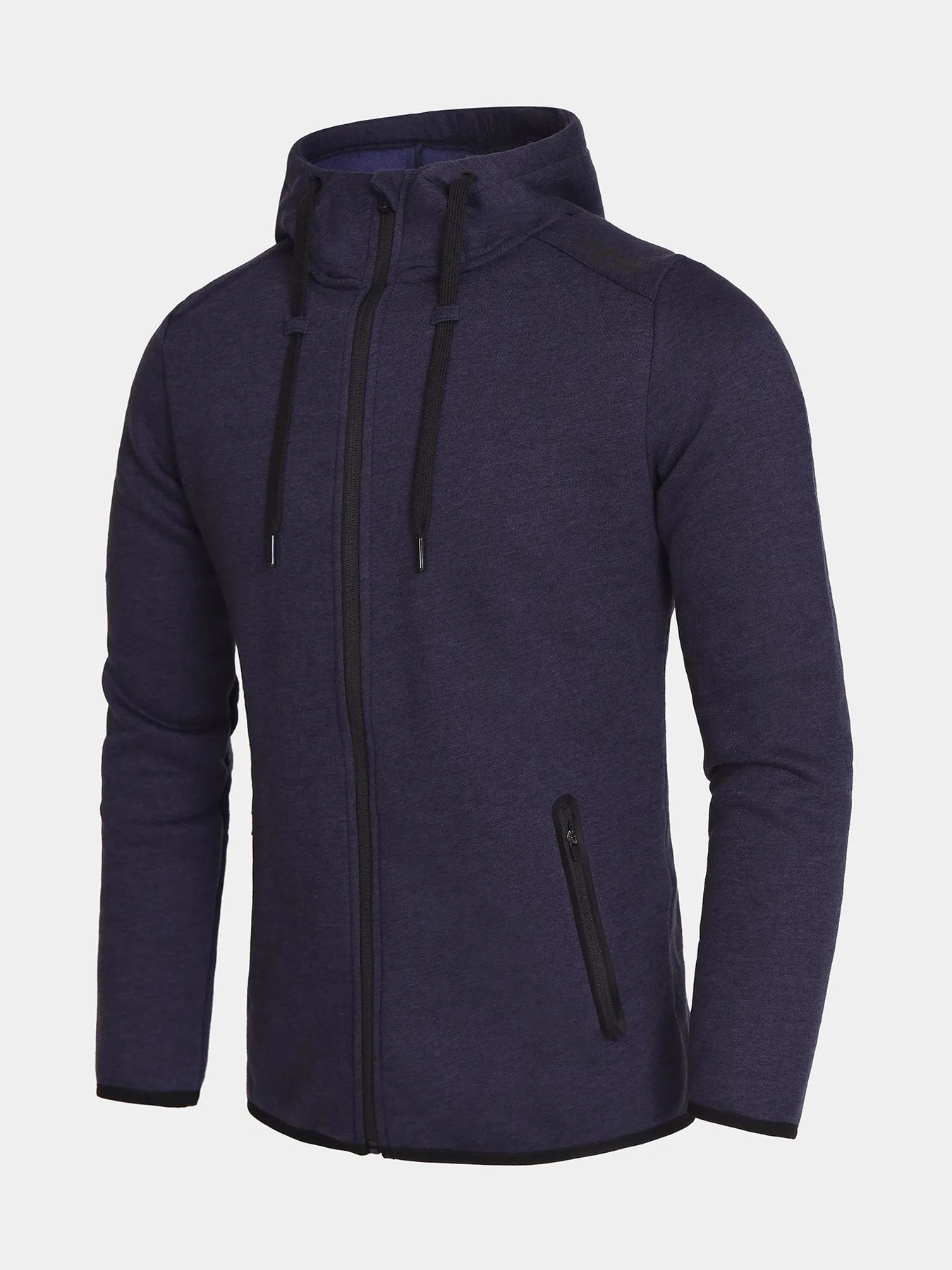 Revolution Tech Gym Running Hoodie For Men With Zip Pockets