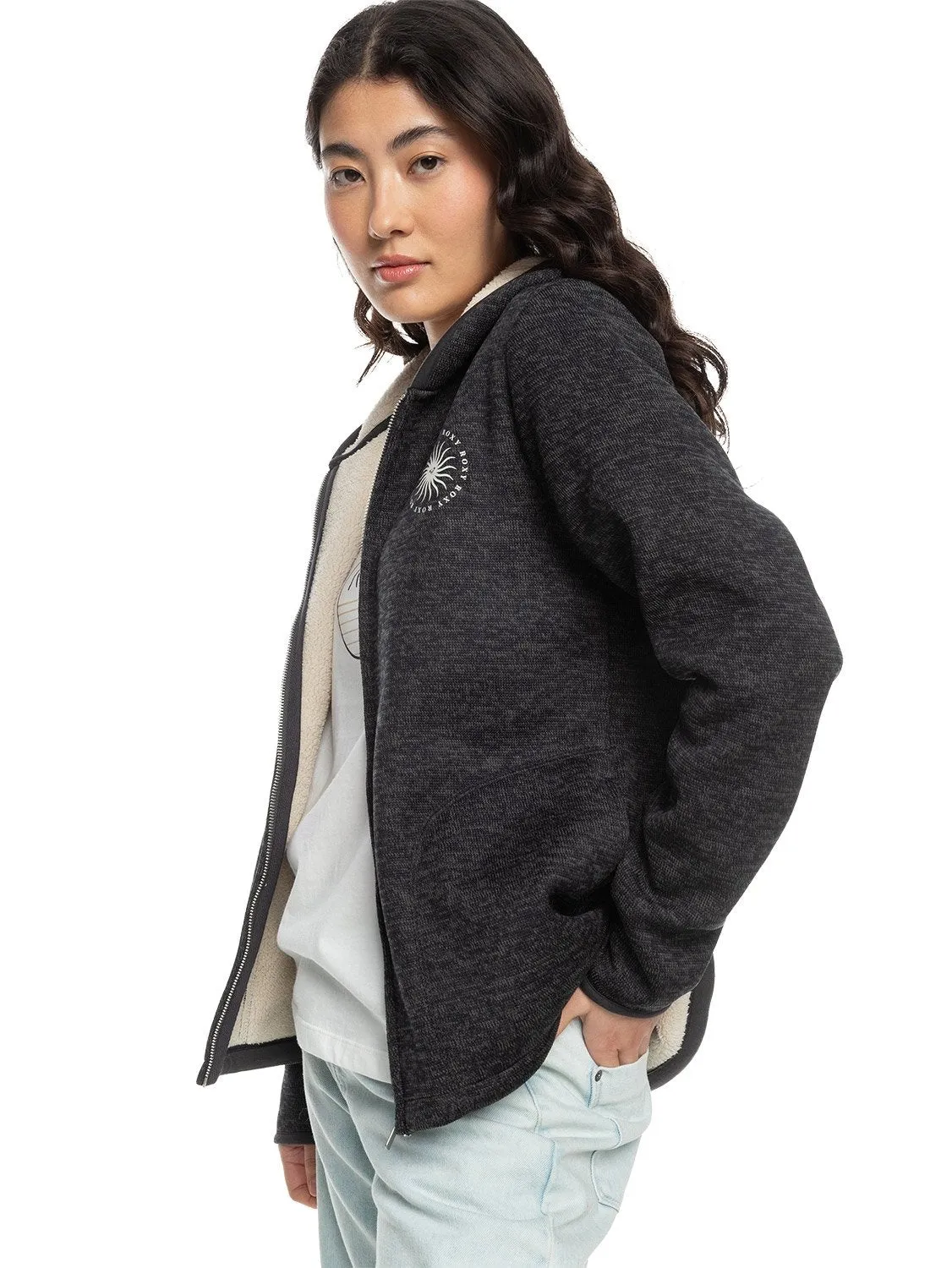 Roxy Ladies Petal Fever Polar Fleece Hoodie