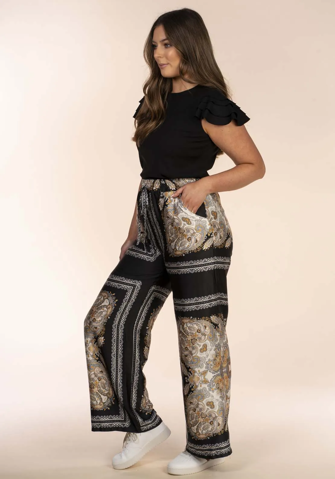 Scarf Print Pant