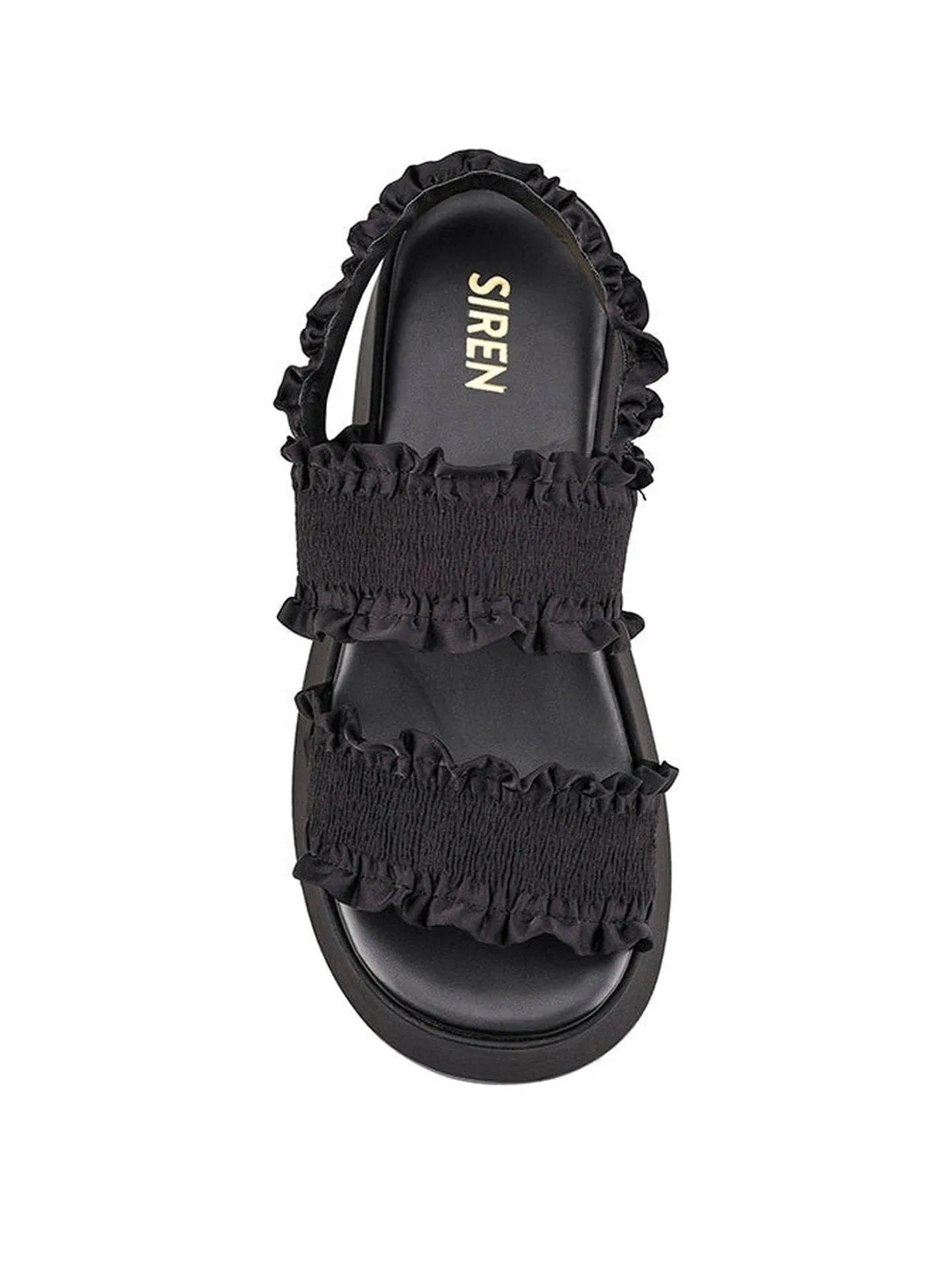 Scarlet Flatform Sandals - Black